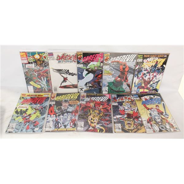 LOT OF 10 DAREDEVIL COLLECTOR COMICS