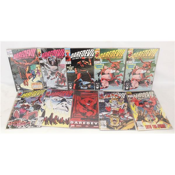 LOT OF 10 DAREDEVIL COLLECTOR COMICS