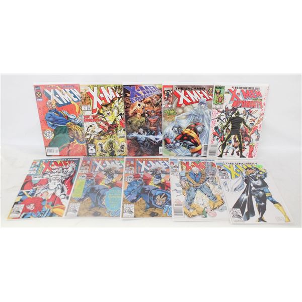 LOT OF 10 X-MEN COLLECTOR COMICS