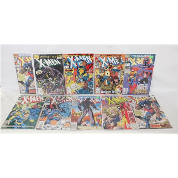 LOT OF 10 X-MEN COLLECTOR COMICS