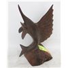 Image 1 : HAND CARVED IRONWOOD MARLIN