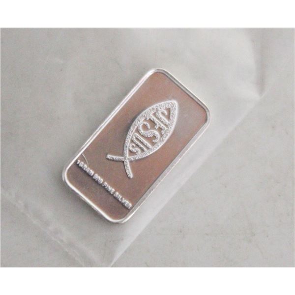 1 GRAM SILVER JESUS BAR