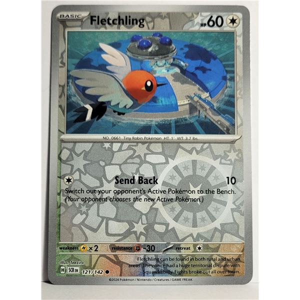 1)  FLETCHLING, 121/142, REVERSE HOLO