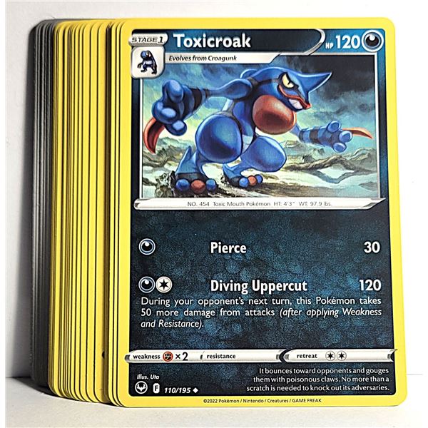 5)  LOT OF 35 STAGE 1 POKEMON CARDS.