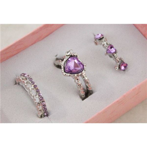 NEW 3PCS/SET RING SET SZ7