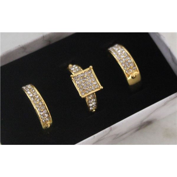 NEW 3PCS/SET RING SET SZ8