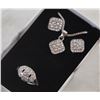 Image 1 : NEW JEWELRY DISPLAY W/ NECKLACE AND EARRING