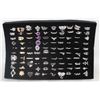 Image 1 : TRAY W/100 EAST INDIAN STYLE  RINGS