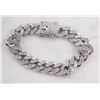 Image 1 : NEW ICED OUT CUBAN LINK BRACELET