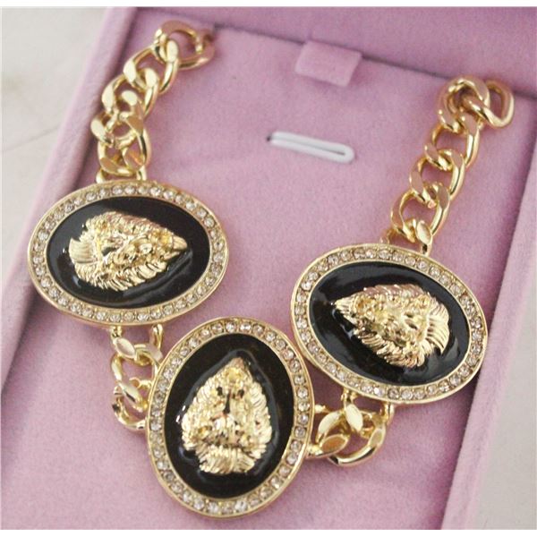 NEW REPLICA VERSACE GOLD TONED  BRACELET