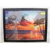 Image 1 : BEADED SUNSET PICTURE