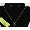 Image 1 : NEW JEWELRY DISPLAY W/NECKLACE+EARRING