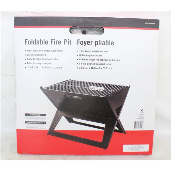 NEW IN BOX FOLDABLE FIRE PIT