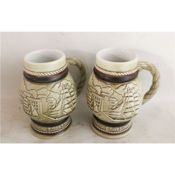 2 VINTAGE AVON STEINS C23927/C02697