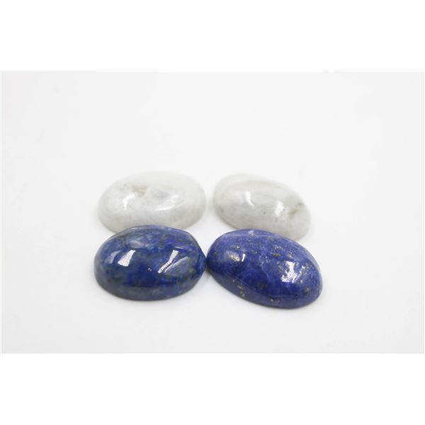 #277-NATURAL MOONSTONE & LAPIZ LAZULI  120CT
