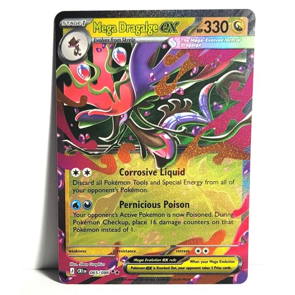 8)  MEGA DRAGALPGE EX, 65/86, DOUBLE
