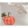 Image 1 : NEW 2PC PUMPKIN & SNAKE BROOCHES WITH