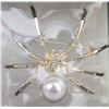Image 1 : NEW SPIDER BROOCH GOLD TONE