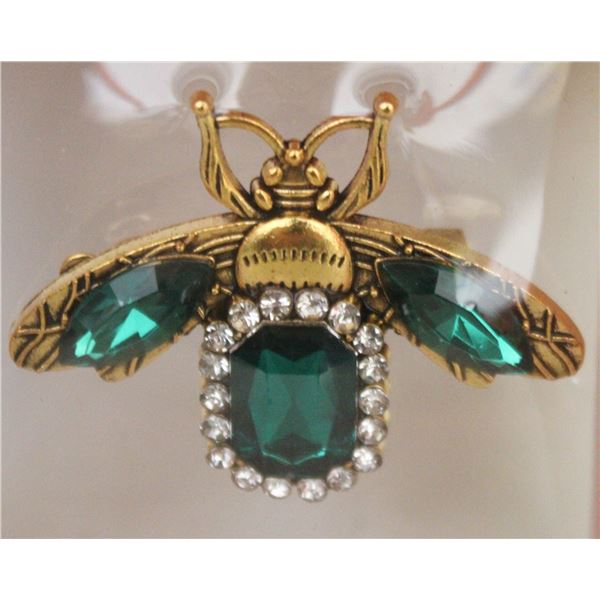 NEW VINTAGE INSPIRED BEE EMRALD GREEN