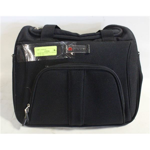 DELSEY SOFT SIDED 13" CANVAS TRAVEL BAG