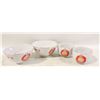 Image 1 : 2 BOWLS+2 CUPS MATCHING CHINESE DOUBLE HAPPINESS