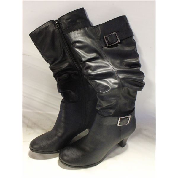NEW WOMEN’S BLACK DRESS BOOTS SIZE 7