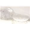 Image 1 : CRYSTAL SERVING DISH AND CRYSTAL CAKE PLATE