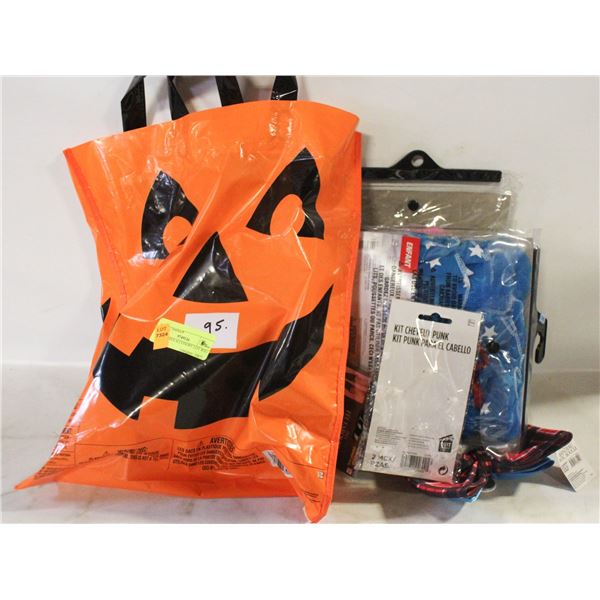 HALLOWEEN ACCESSORY LOT WIG MARVEL