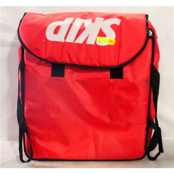 SKIP THE DISHES PIZZA DELIVERY BAG
