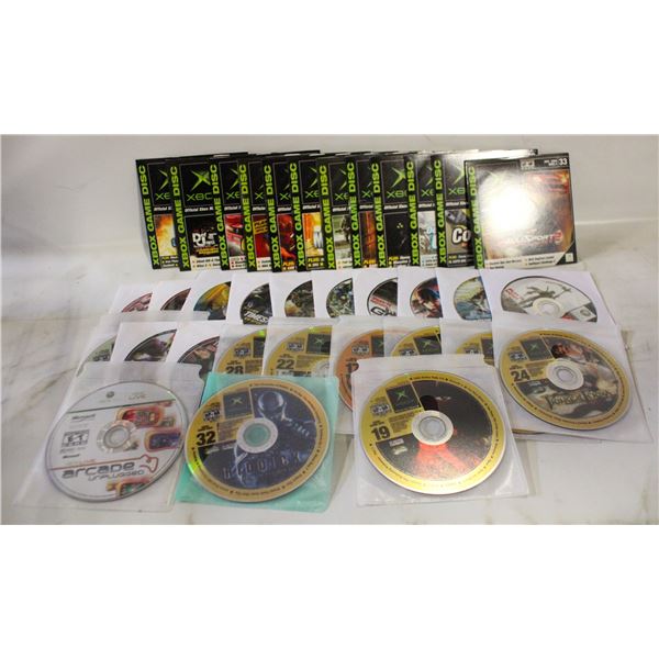 LOT OF 42 XBOX GAME DEMO DISCS
