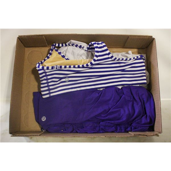 2 X LULU LEMON LADIES MED FIT ATHLETIC TOP