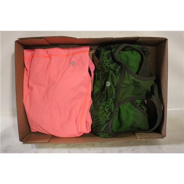 2 X LULU LEMON LADIES MED FIT ATHLETIC TOP