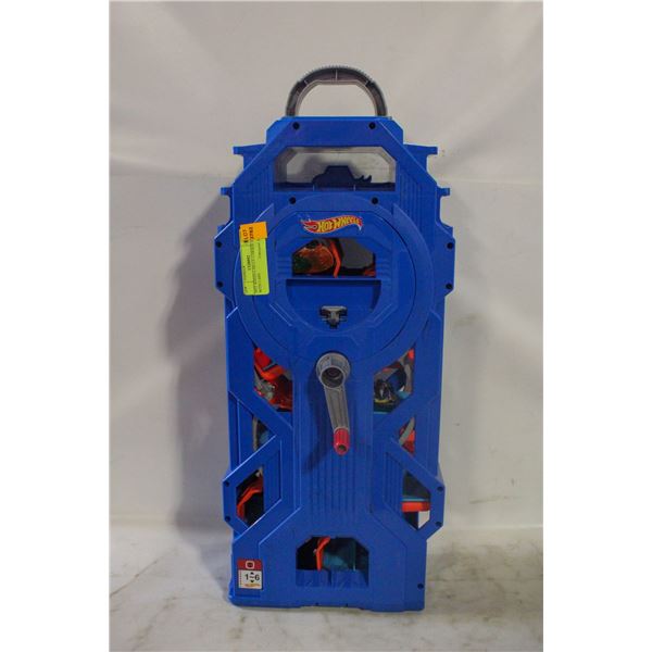 HOT WHEELS MEGA GARAGE SET WITH CARS