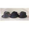 Image 1 : 3 MENS MED FEDORAS