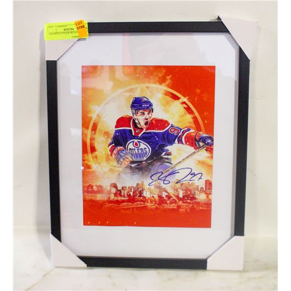 FRAMED CONNOR MCDAVID PHOTO