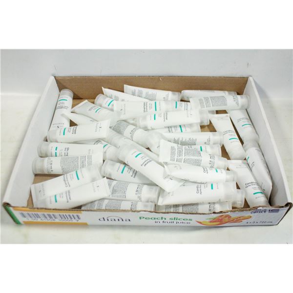FLAT OF TRAVEL SIZE SHAMPOO AND CONDITIONER