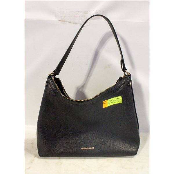 AUTHENTIC BLACK LEATHER MICHAEL KORS PURSE