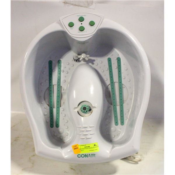 CONAIR FOOT FOOT MASSAGE BATH WITH HEAT