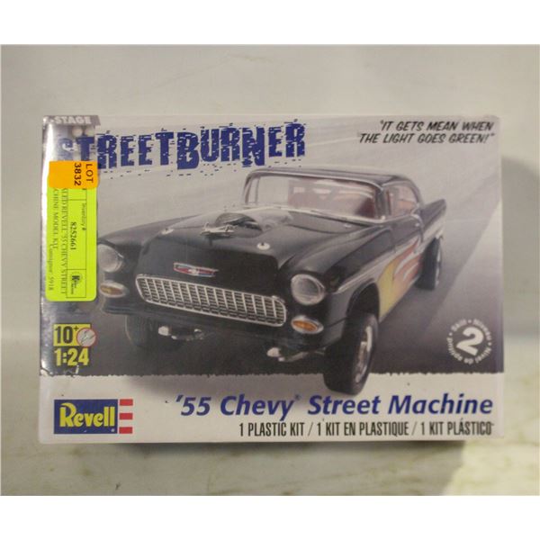SEALED REVELL '55 CHEVY STREET MACHINE MODEL KIT
