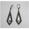 Image 1 : STERLING SILVER MOTHER OF PEARL EARRINGS