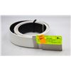 Image 1 : NEW CALVIN KLEIN WHITE LEATHER BELT SIZE 38