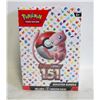 Image 1 : POKEMON TCG 151 BOOSTER BOX (6 PACKS)