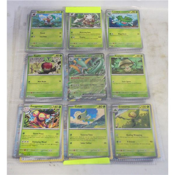 POKEMON TCG 27 CARDS IN 3 SHEETS