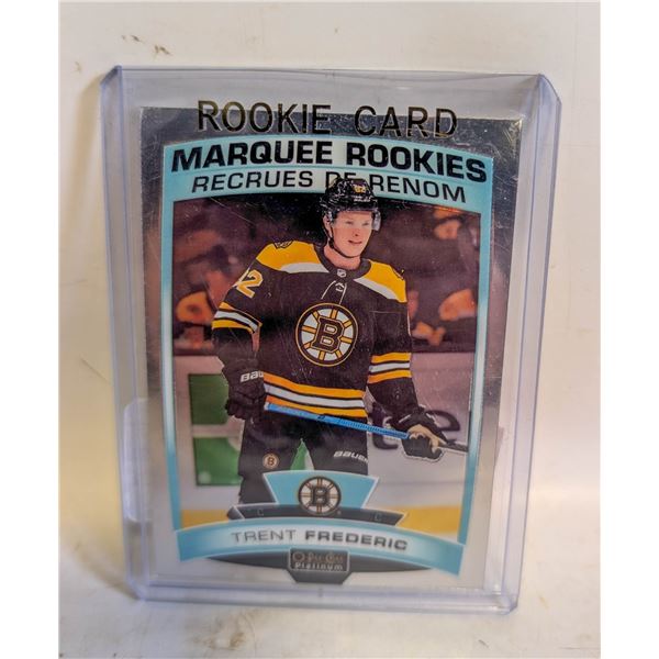 OILERS' TRENT FREDERIC ROOKIE CARD