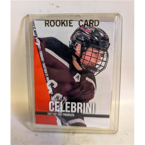 MACKLIN CELEBRINI PRE-ROOKIE CARD