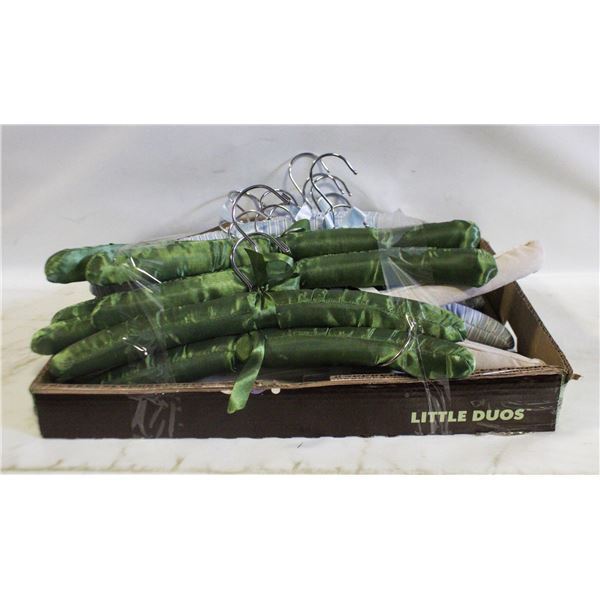 SATIN CLOTHING HANGERS