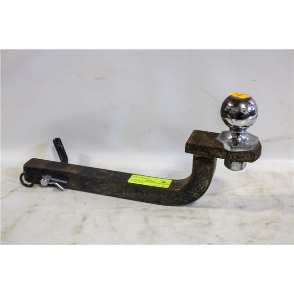 STEEL TRAILER HITCH BALL MOUNT 2" RECEIVER