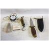 Image 1 : KNIFE /W SHEATH, COMPASS, STOPWATCH & FISH SCALE