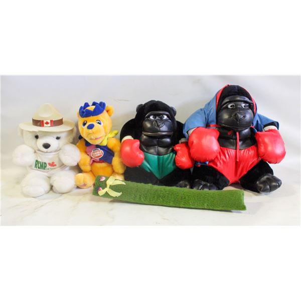 BOX OF 5 VINTAGE STUFFIES
