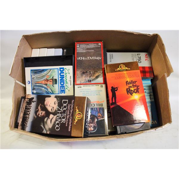 OVER 45 BETAMAX MOVIE TAPES